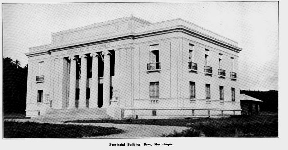 Did you know the capital building in Boac was built by Mr. Yu Chong Tian of Manila?