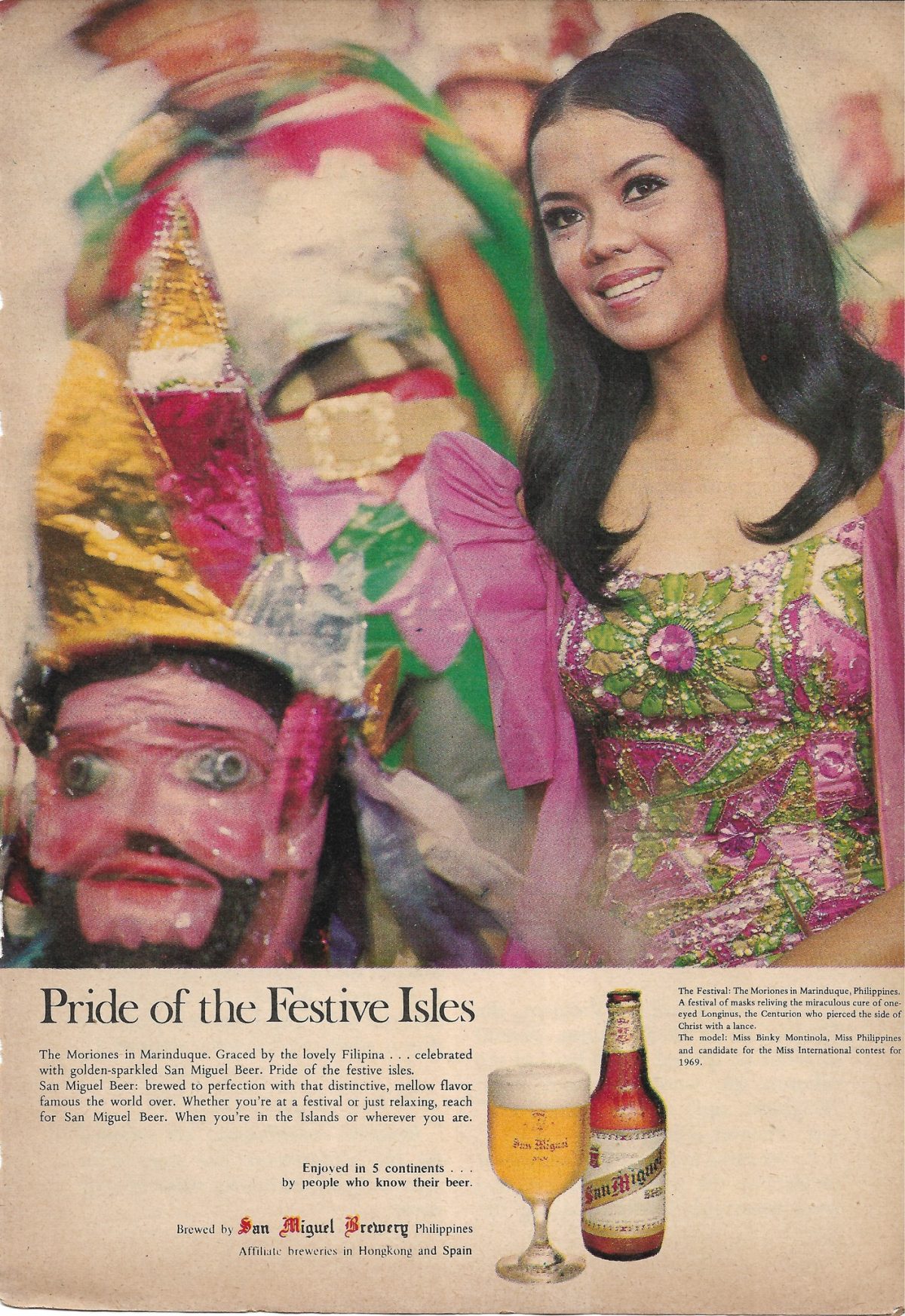 The use of Moriones to advertise commercial products